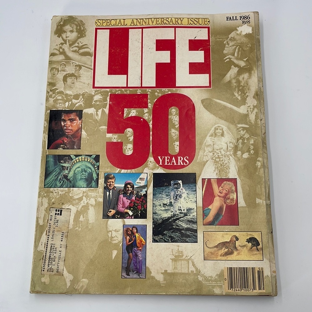 LIFE Magazine 50 Years Special Anniversary Issue Fall 1986 JFK Ali Monroe E1